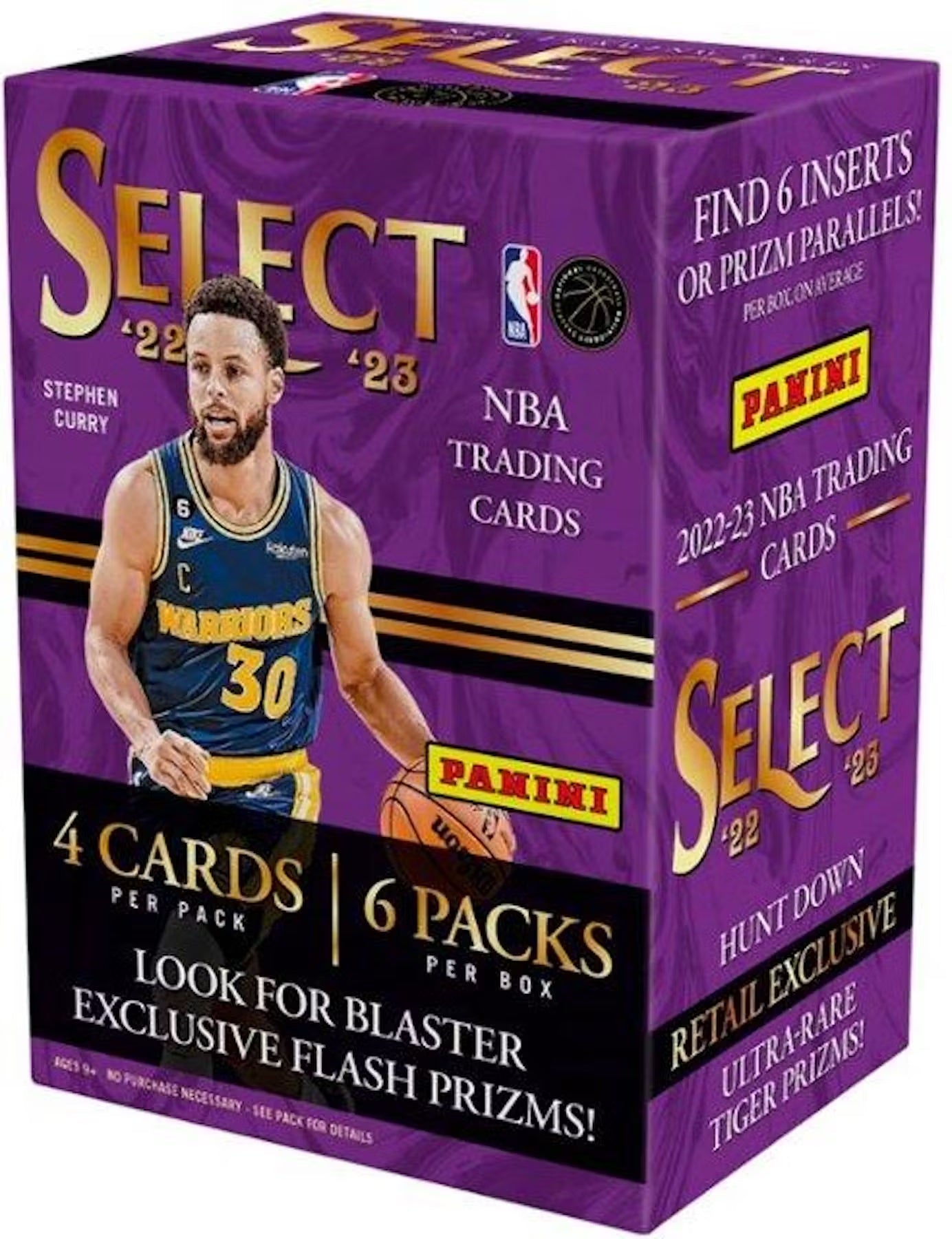 2022/23 Panini Select Basketball 6-Pack Blaster Box Rip & Ship