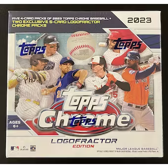 2023 Topps Chrome Logofractor Baseball Box Rip & Ship