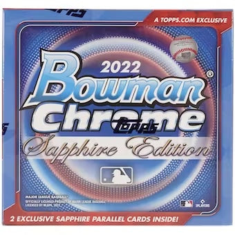 2022 Bowman Chrome Sapphire Baseball Hobby Box Rip & Ship