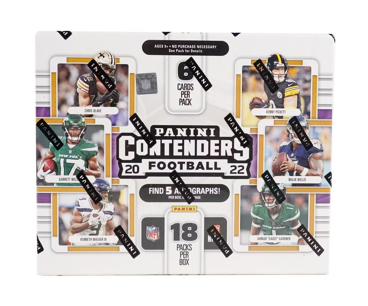 2022 Panini Contenders Football Hobby Box Rip & Ship