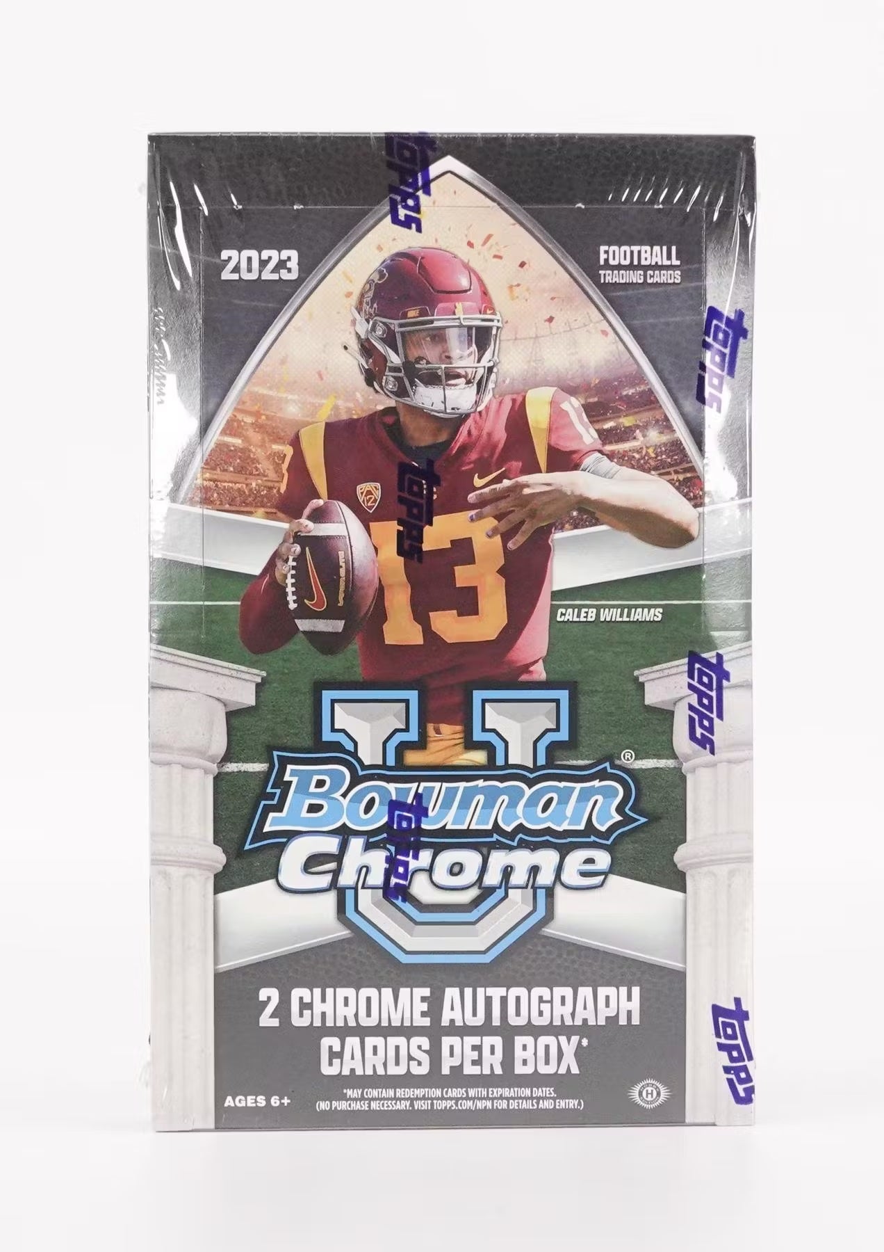 2023 Bowman University Chrome Football Hobby Box Rip & Ship