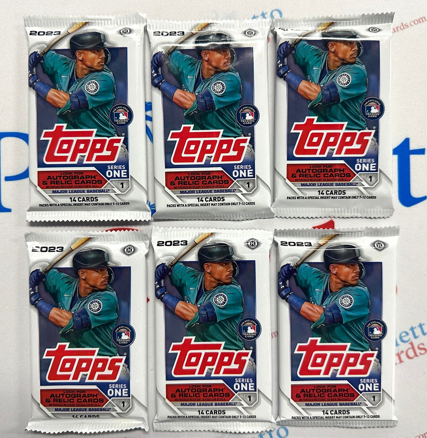 2023 Topps Series One Baseball Hobby Packs (6 Packs) Rip & Ship