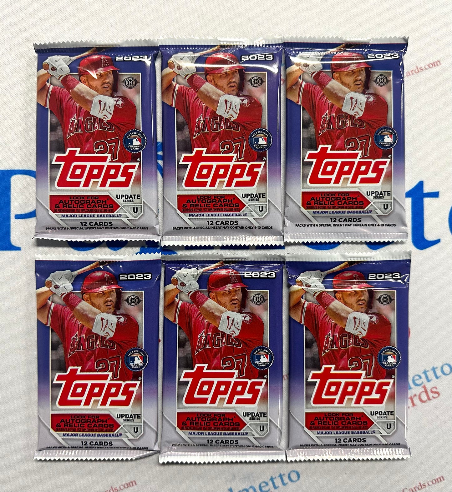 2023 Topps Update Series Baseball Hobby Packs (6 Pack Rip & Ship)